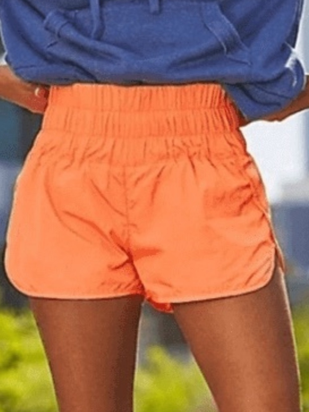 Free People • The Way Home Shorts bright orange  Small